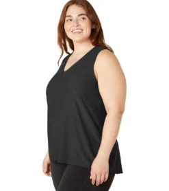 Beyond Yoga Plus Featherweight All About It Split Back Tank