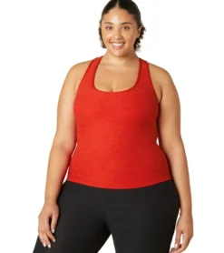 Beyond Yoga Plus Size Spacedye Step Up Racerback Tank