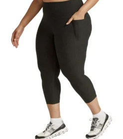 Beyond Yoga Plus Size Spacedye Out Of Pocket High Waisted Capri Leggings