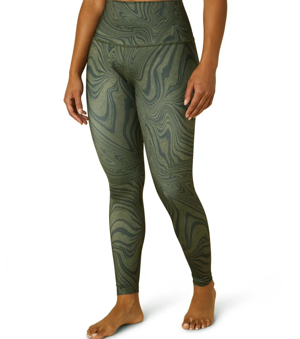 Beyond Yoga Printed High Waisted Midi Leggings