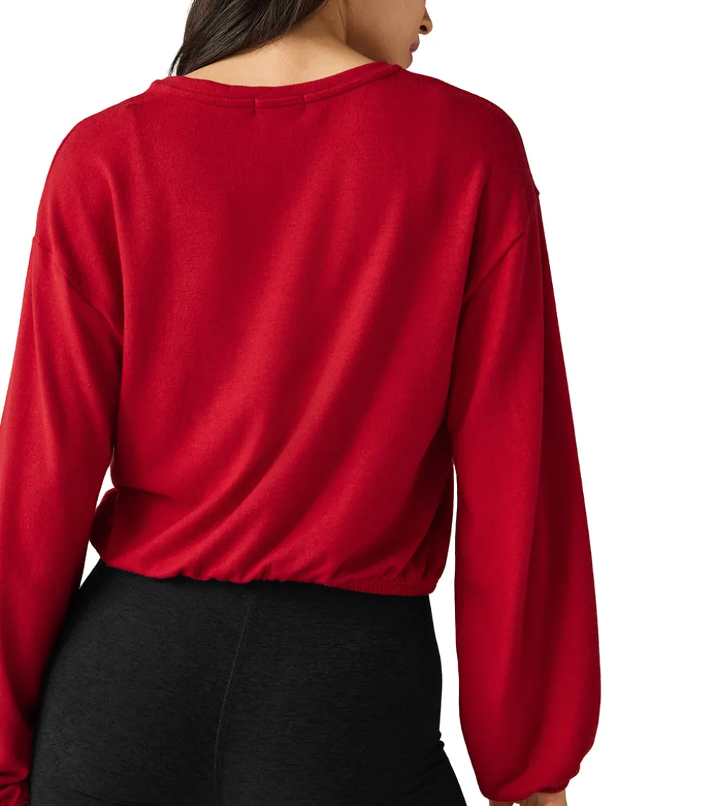 Beyond Yoga Soft Spoken Cropped Pullover