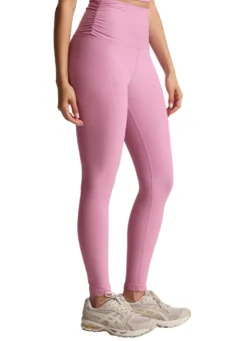 Beyond Yoga Spacedye High Waisted Raise The Barre Shirred 7/8 Yoga Legging