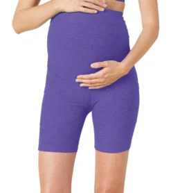Beyond Yoga Spacedye Pockets Forever Maternity Biker Shorts