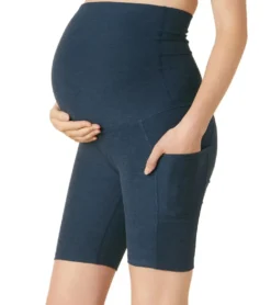Beyond Yoga Spacedye Pockets Forever Maternity Biker Shorts