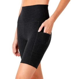 Beyond Yoga Spacedye Team Pockets High Waisted Biker Shorts