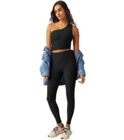 Beyond Yoga Spacedye The Bold Shoulder Cropped Tank