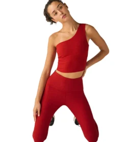 Beyond Yoga Spacedye The Bold Shoulder Cropped Tank