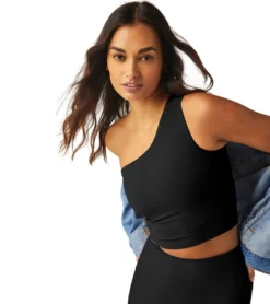 Beyond Yoga Spacedye The Bold Shoulder Cropped Tank