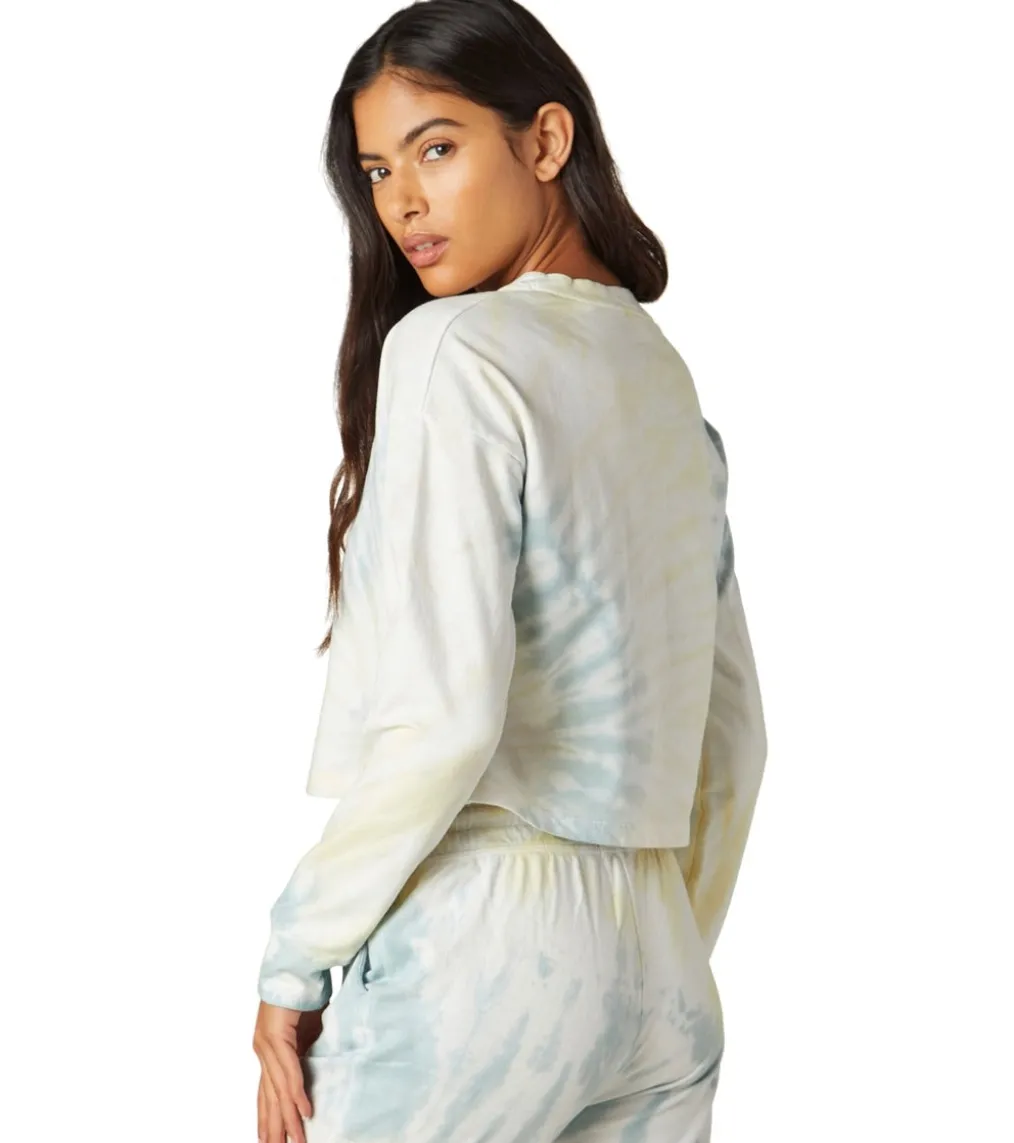 Beyond Yoga Weekend Boxy Cropped Pullover