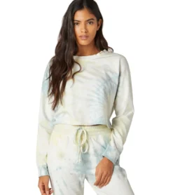 Beyond Yoga Weekend Boxy Cropped Pullover