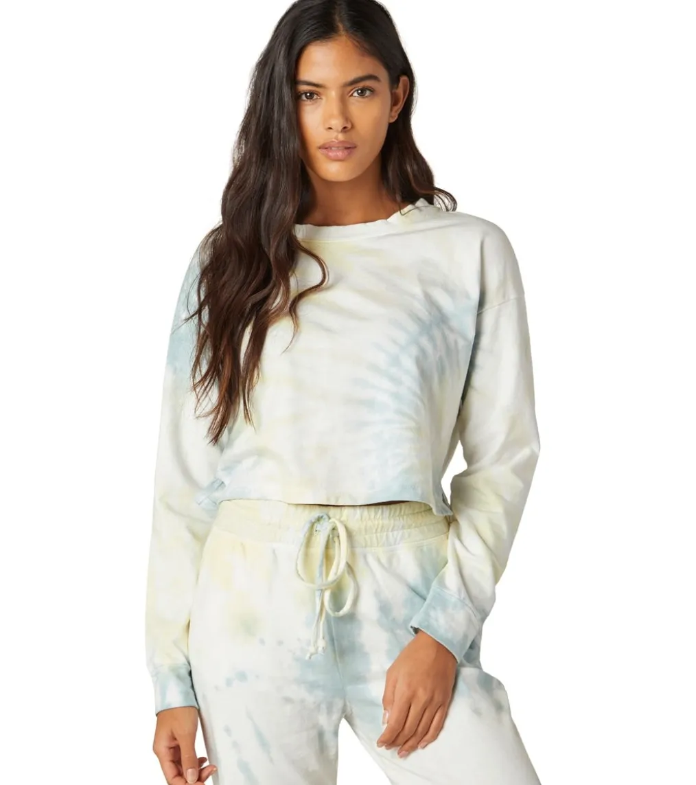 Beyond Yoga Weekend Boxy Cropped Pullover