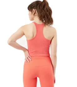 Cream Yoga Claire Racer Back Tank Top
