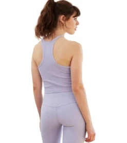 Cream Yoga Claire Racer Back Tank Top