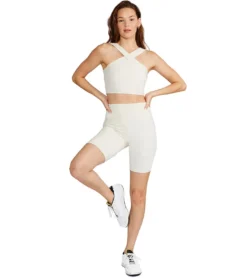 Cream Yoga Drew Biker Shorts 8"