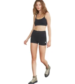 Cream Yoga Kelly Bra and Lynn Short Set
