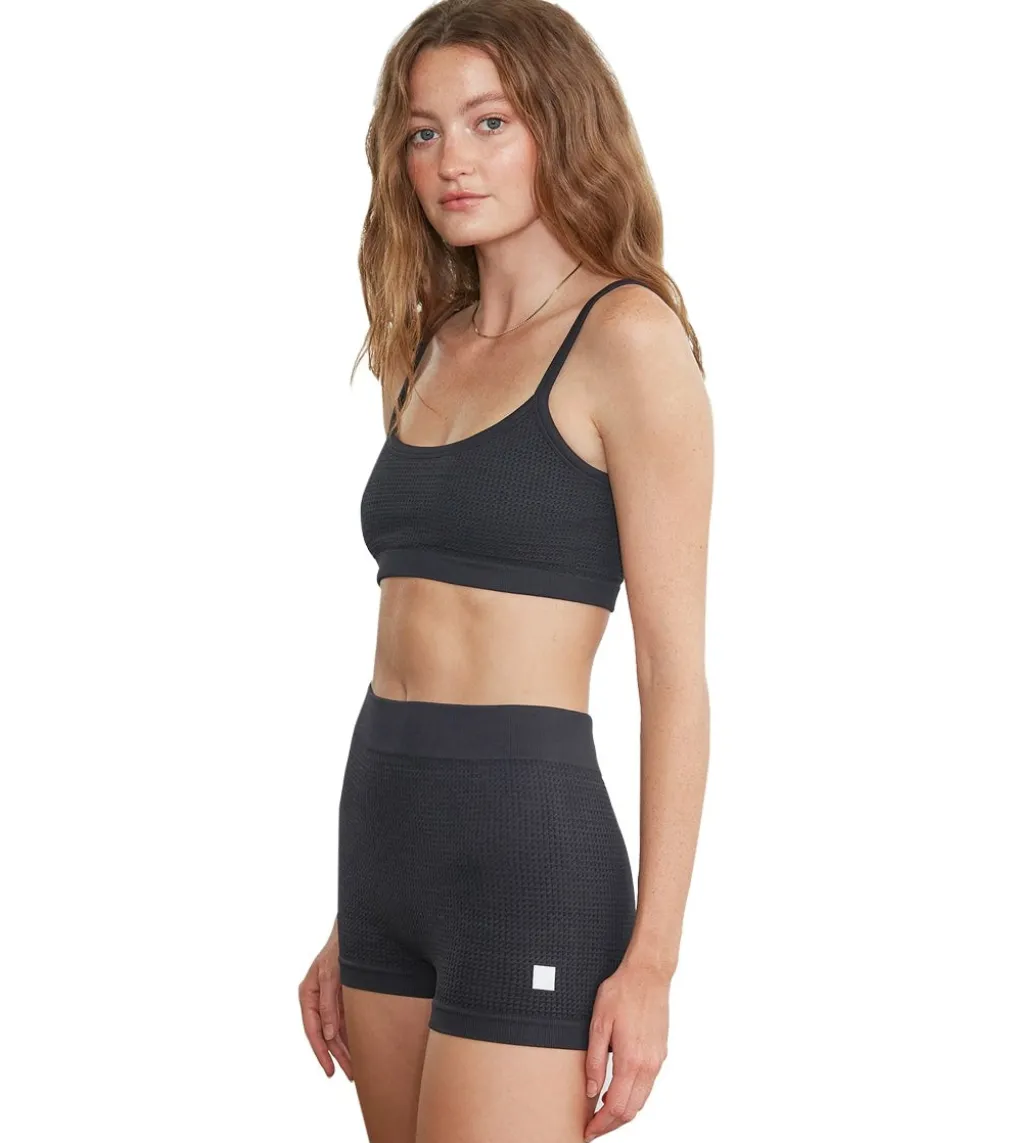 Cream Yoga Kelly Bra and Lynn Short Set
