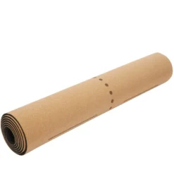 Everyday Yoga Alignment Cork Yoga Mat 72 x 26 Inch 5mm