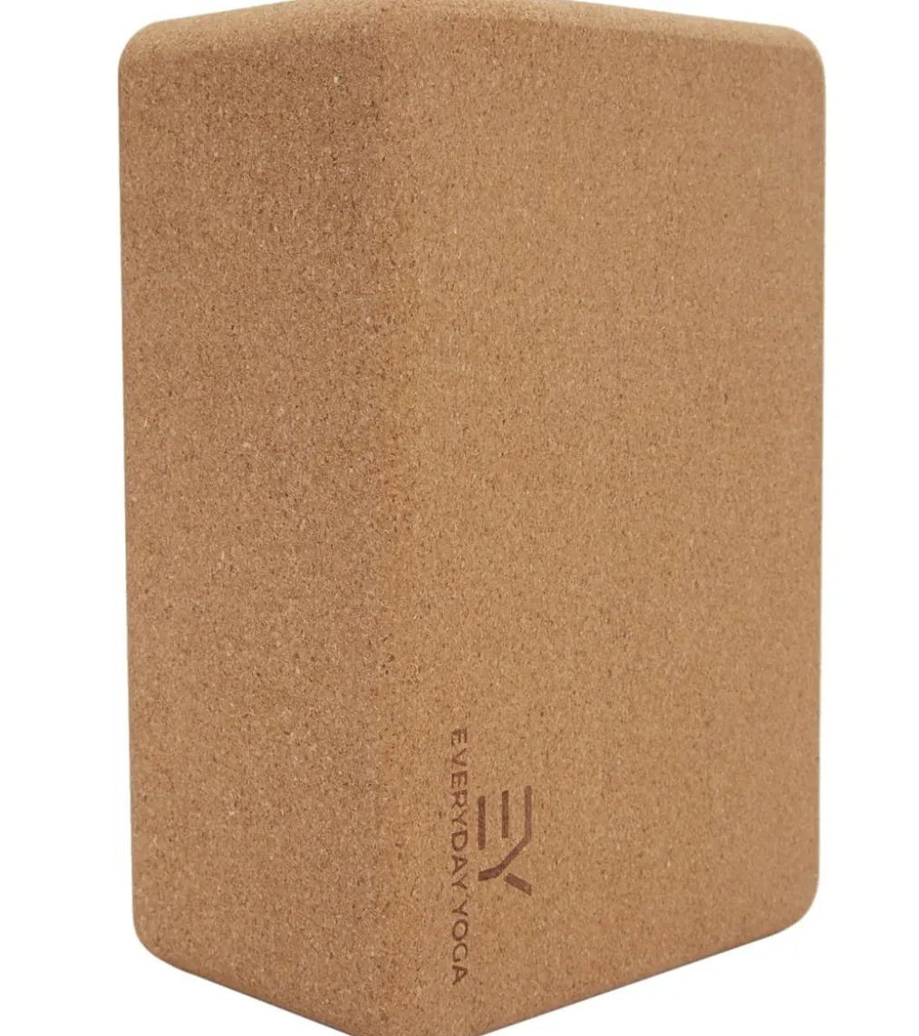 Everyday Yoga Cork Yoga Block 4 inch
