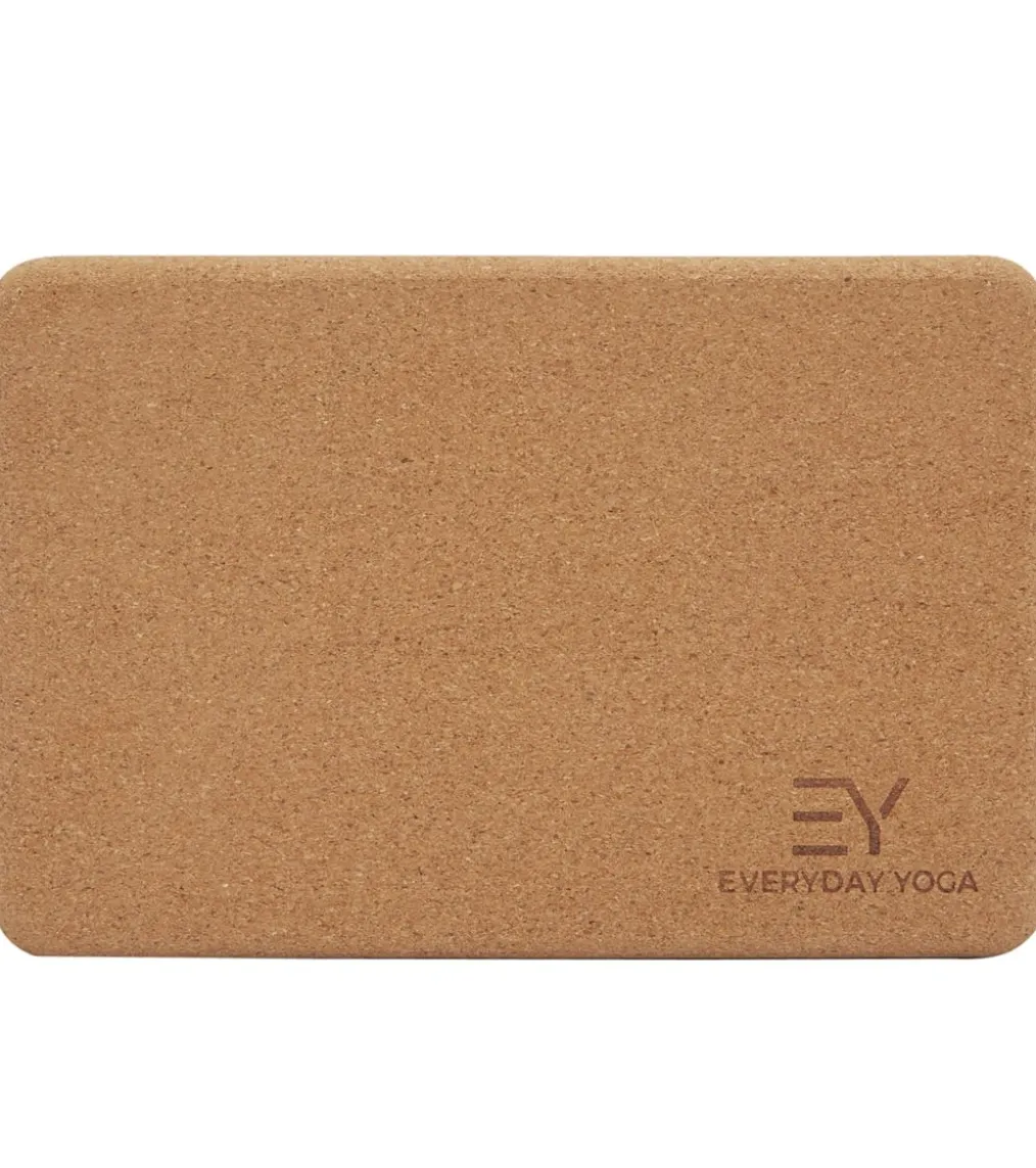 Everyday Yoga Cork Yoga Block 4 inch