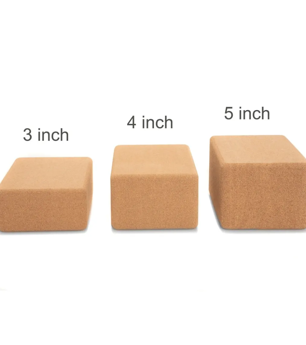 Everyday Yoga Cork Yoga Block 4 inch