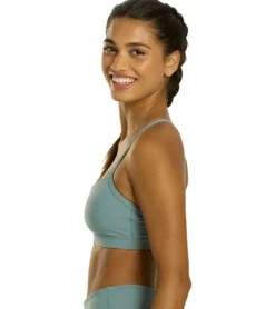 Everyday Yoga Delight Solid Racer Back Sports Bra
