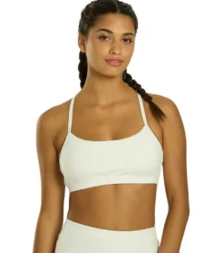 Everyday Yoga Delight Solid Racer Back Sports Bra