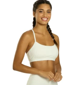 Everyday Yoga Delight Solid Racer Back Sports Bra