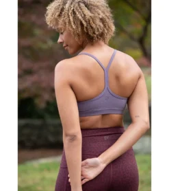 Everyday Yoga Delight Solid Racer Back Sports Bra