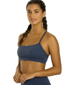 Everyday Yoga Delight Solid Racer Back Sports Bra