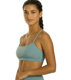 Everyday Yoga Delight Solid Racer Back Sports Bra