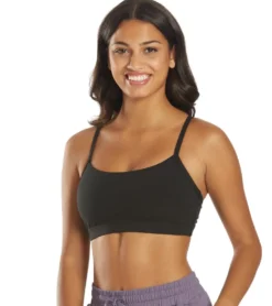 Everyday Yoga Delight Solid Racer Back Sports Bra