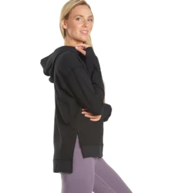 Everyday Yoga Diverse Solid Hi-Low Hooded Sweatshirt
