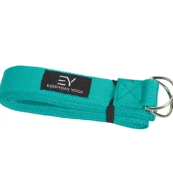 Everyday Yoga 8 Foot Yoga Strap D-Ring