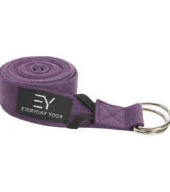 Everyday Yoga 8 Foot Yoga Strap D-Ring