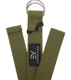 Everyday Yoga 8 Foot Yoga Strap D-Ring