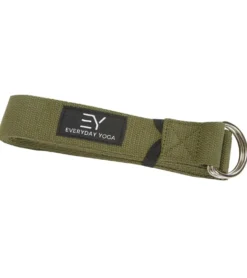 Everyday Yoga 8 Foot Yoga Strap D-Ring
