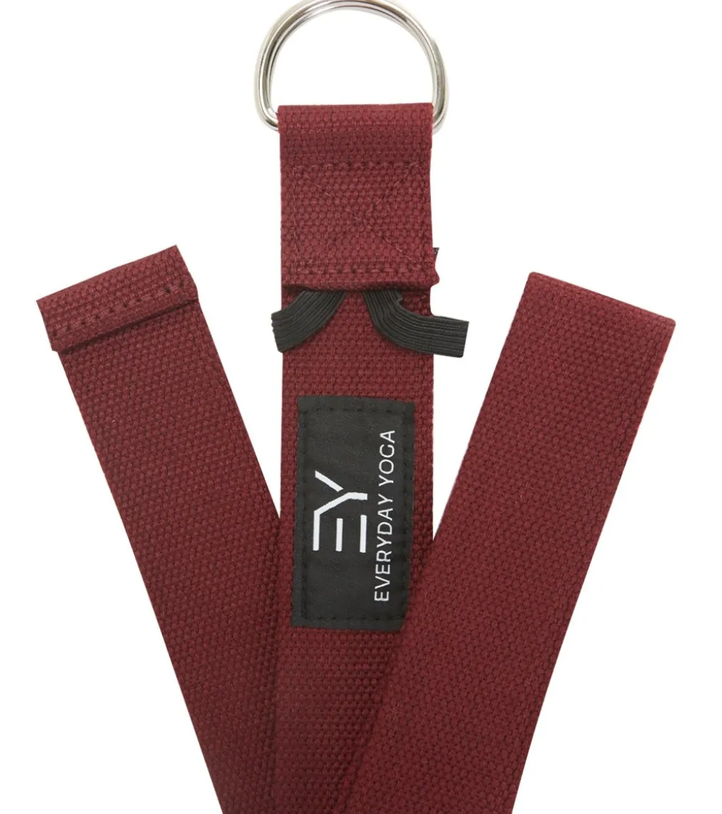 Everyday Yoga 6 Foot Yoga Strap D-Ring