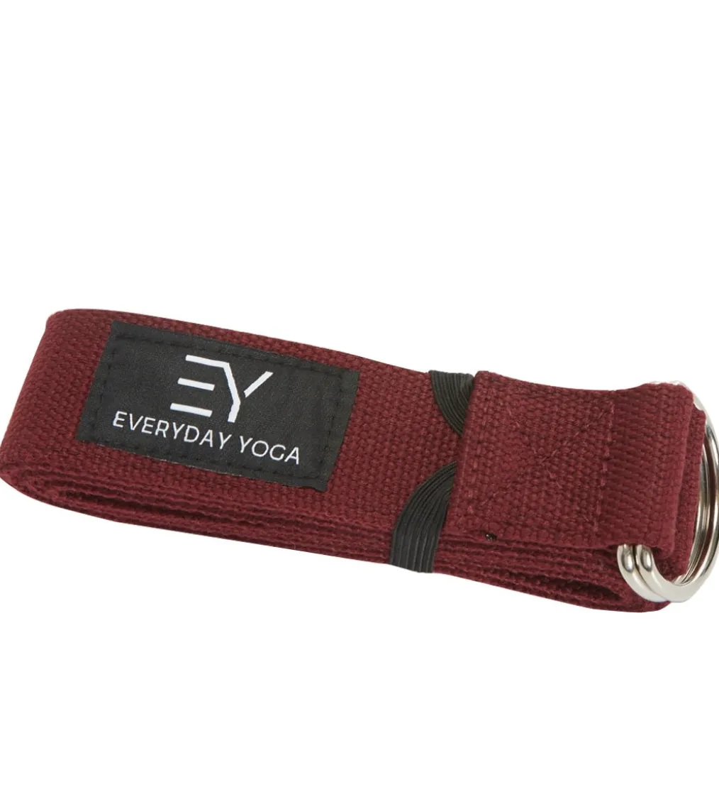 Everyday Yoga 6 Foot Yoga Strap D-Ring