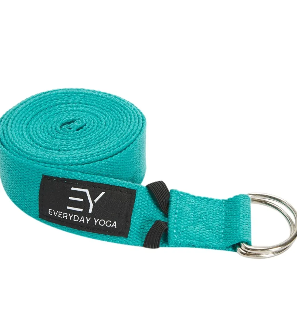 Everyday Yoga 10 Foot Yoga Strap D-Ring