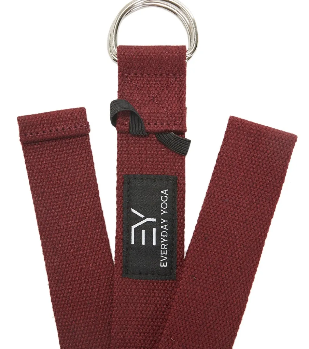Everyday Yoga 10 Foot Yoga Strap D-Ring