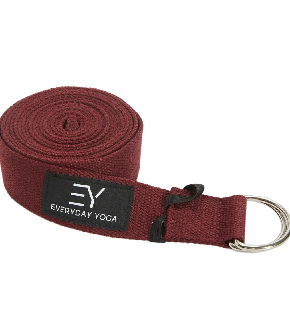 Everyday Yoga 10 Foot Yoga Strap D-Ring