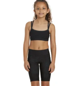 Everyday Yoga Girl Uphold Tribe High Waisted Biker Shorts with Pocket