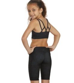 Everyday Yoga Girl Uphold Tribe High Waisted Biker Shorts with Pocket
