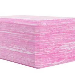 Everyday Yoga 4 Inch Marbled Foam Yoga Block