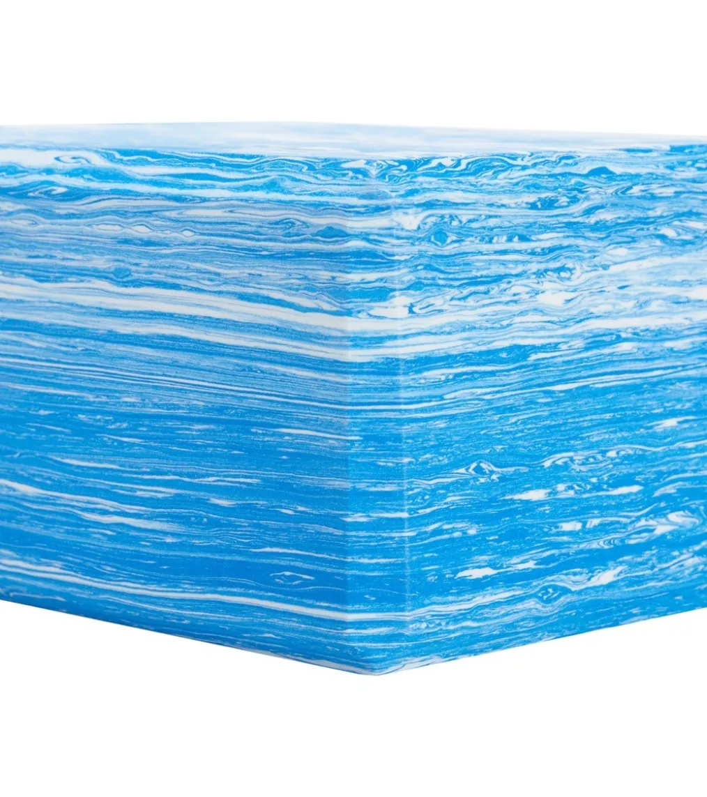 Everyday Yoga 4 Inch Marbled Foam Yoga Block