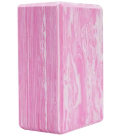 Everyday Yoga 4 Inch Marbled Foam Yoga Block