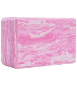 Everyday Yoga 4 Inch Marbled Foam Yoga Block