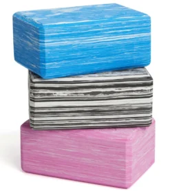 Everyday Yoga 4 Inch Marbled Foam Yoga Block
