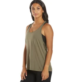Everyday Yoga Motion Solid Racer Back Layering Tank