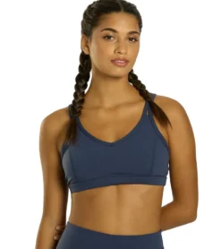 Everyday Yoga Radiant Solid Strappy Back Sports Bra